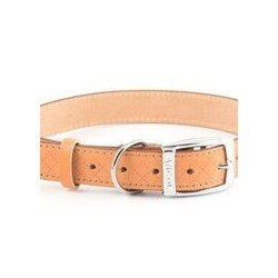 Collar Heritage Diamond Cuero Tan Small 26-36cm