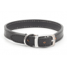 Tan Sewn Dog Collar 30CM NEGRO