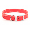 Tan Sewn Dog Collar 30CM ROJO