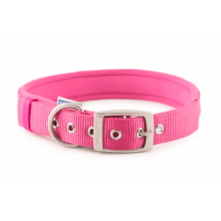 Collar nylon acolchado ANCOL ROSA 65cm Sz4