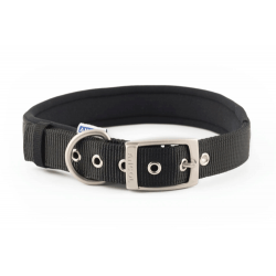 Collar nylon acolchado ANCOL NEGRO 65cm Sz4