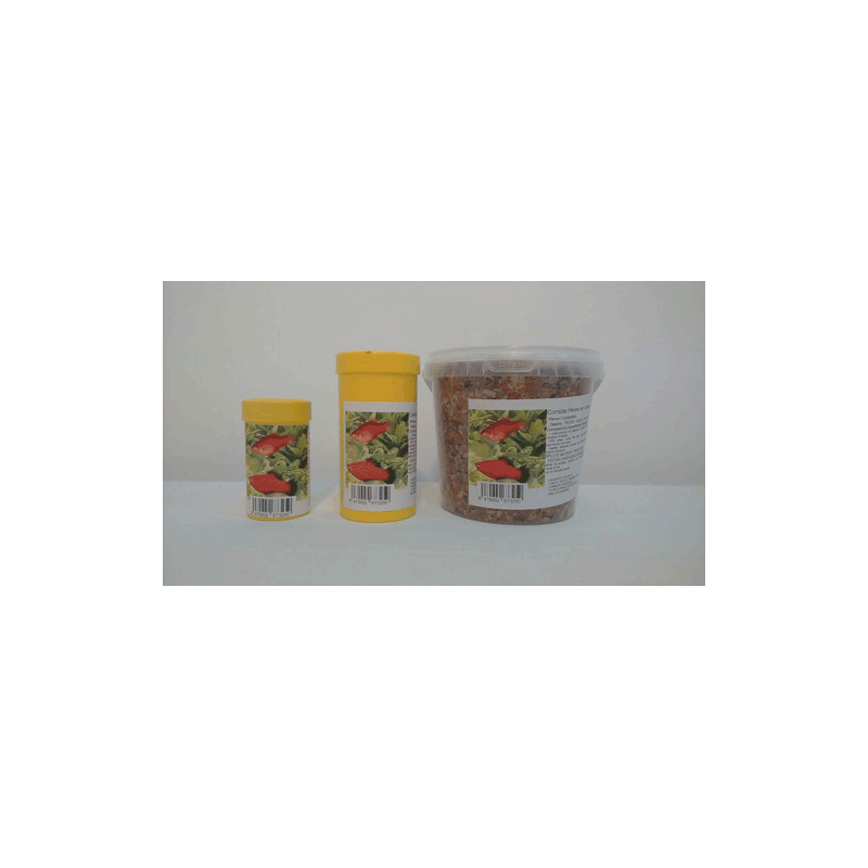 Bote 125ml-20gr Comida Peces A. Caliente Escamas