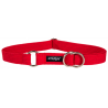 Collar semi ahogo Algodón XXL 45-85 [b] x 3cm Rojo-Red