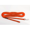 Correa adiestramiento Goma-Rubber L-XL 1000 x 2cm Naranja-Orange