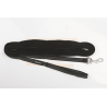 Correa adiestramiento Goma-Rubber L-XL 1000 x 2cm Negro-Black