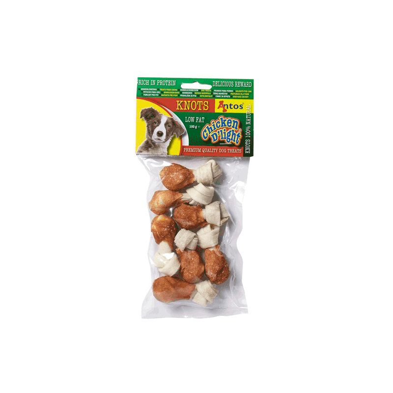 Chicken Dlight Knots nudos 100gr (pollo) bajo en grasa (20)