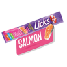 Licks Salmón 15gr  (4uni) (Salmon) snack liquido gatos Dr Zoo