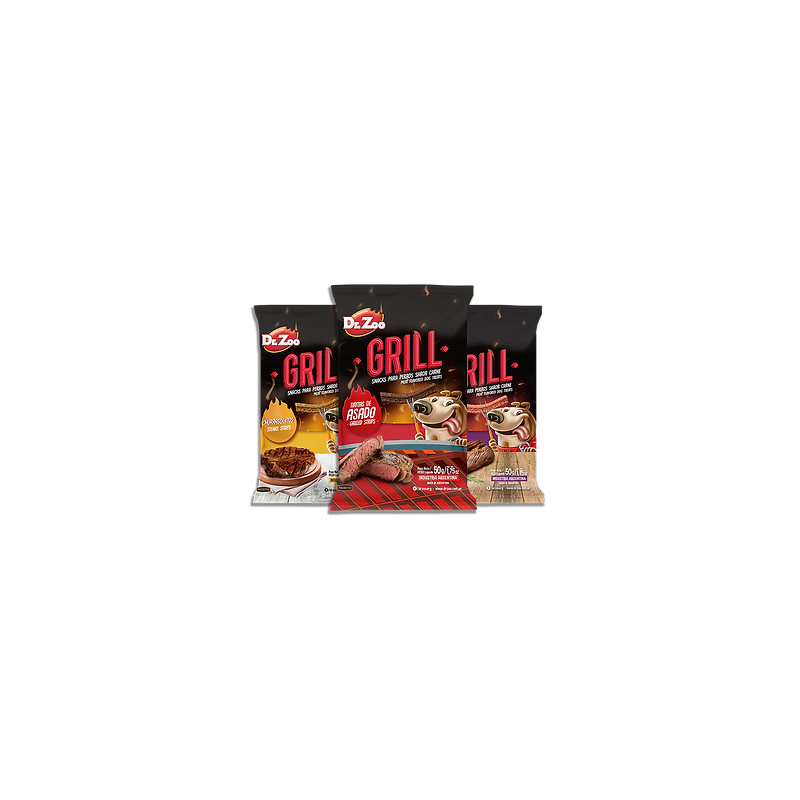 Grill Churrasquitos 50 gr (24) Dr Zoo (Steaks strips)