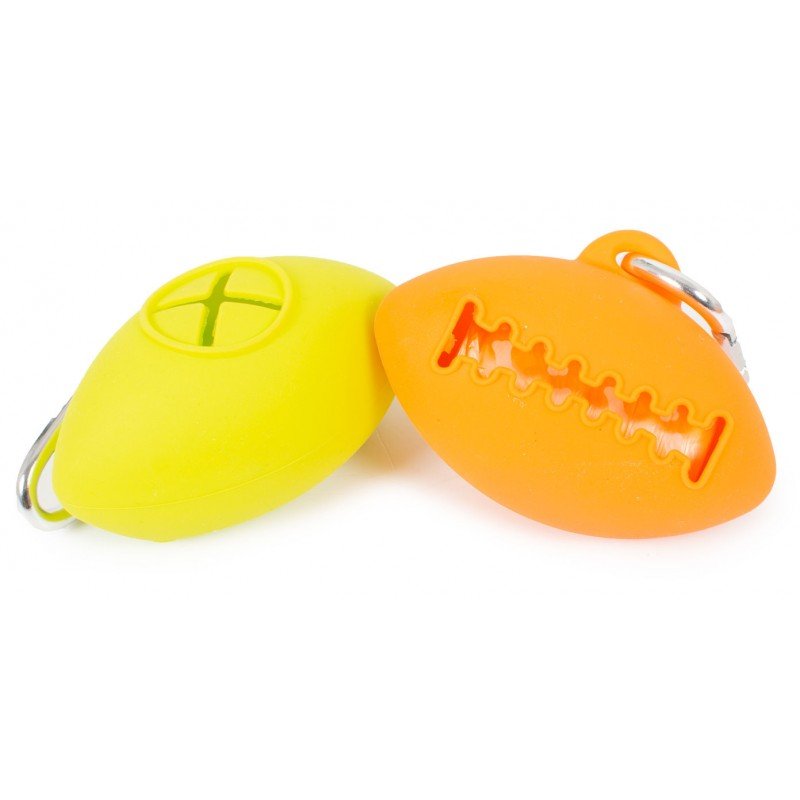 Porta rollo bolsas Fidoroll Fluo silicone Pelota Rugby+15 sac col mix