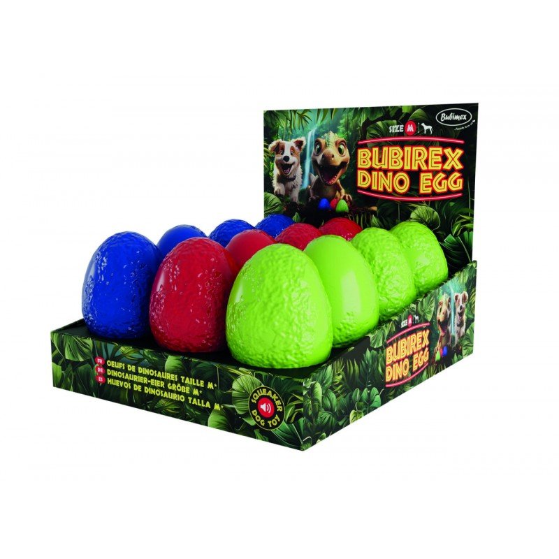 UNIT Bubirex Dino Egg 10cm (Display 12 unidades)