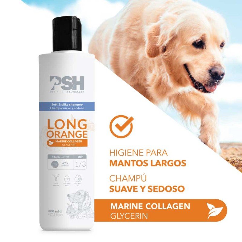 Fr 300ml Long orange shampoo champú naranja especial yorky maltes PSH home