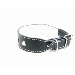 Collar Cuero Clavos Bulldog  45cm