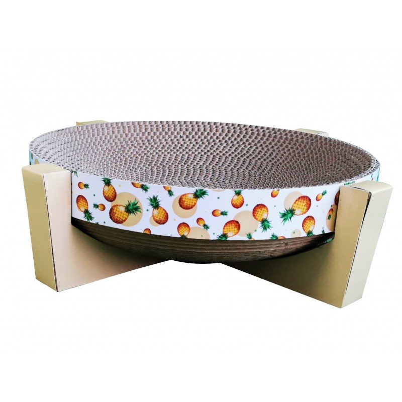Rascador carton cuna circular 36x36x54cm    1