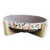 Rascador carton cuna circular 36x36x54cm    1