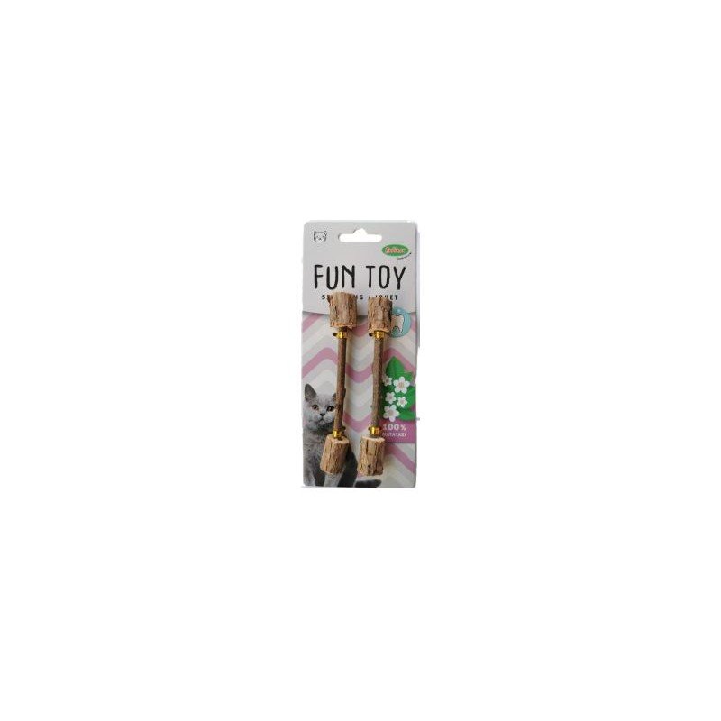 Juguete de madera para gato - Matatabi  - 12cm    12