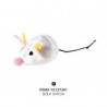UNIT XMAS (Expositor de 24) Ratón de peluche para gato 9x5cm