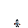 XMAS Peluche Snowman cute 17 cm