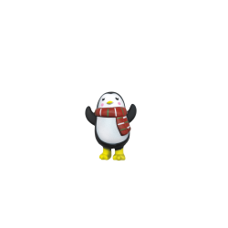 XMAS Pingüino en vinilo 12cm