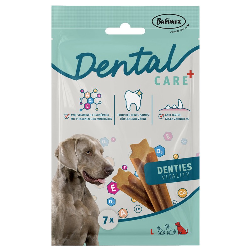 Dental+ Denties Vitality 7x - talla L 210g 16 uni