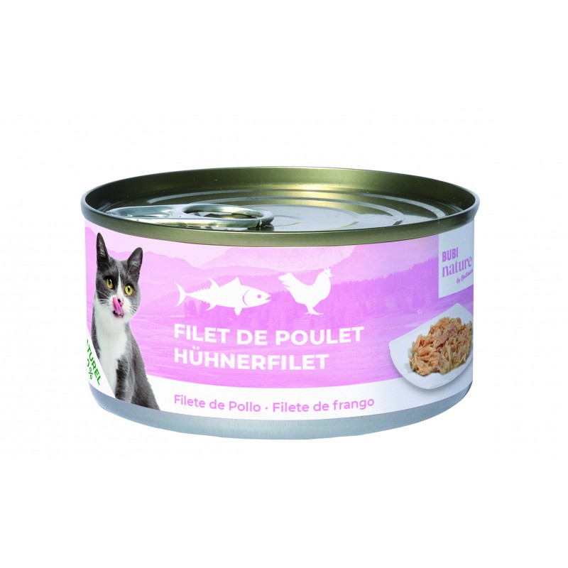Bubi Nature CAT Filete de pollo 140grs    12