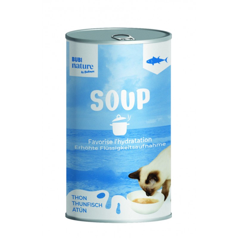Bubi Nature CAT SOUP Atún 135gr    24