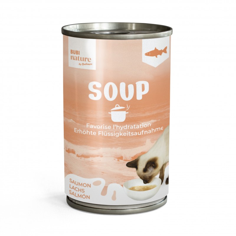 Bubi Nature CAT SOUP Salmón 135gr    24