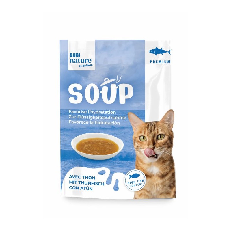 Bubi Nature CAT SOUP Atun 50g (High Protein)    12