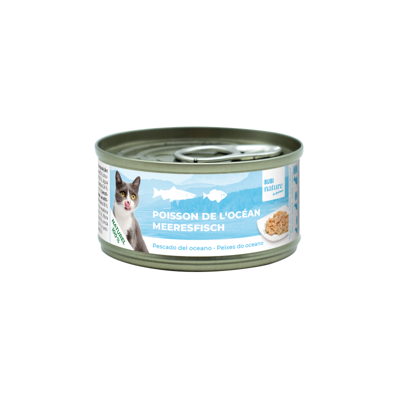 Bubi Nature CAT Pescado de Mar 70gr    24