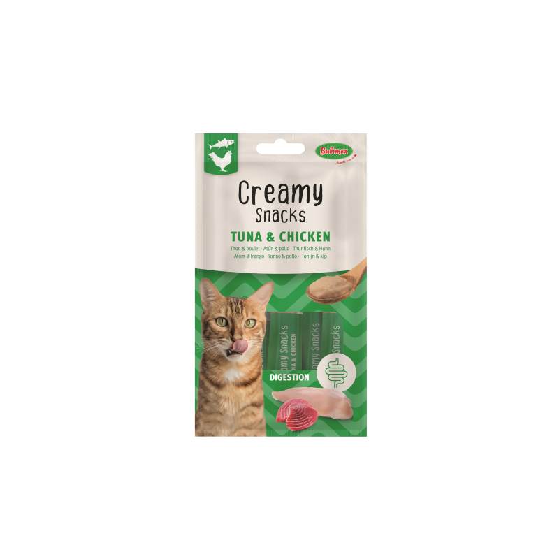 Creamy Snack Digestion de Atún y Pollo (4p)    12