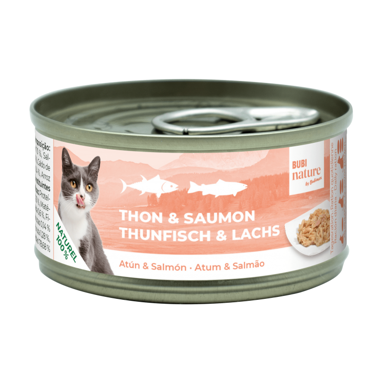 Bubi Nature CAT Atún & salmón  70gr    24