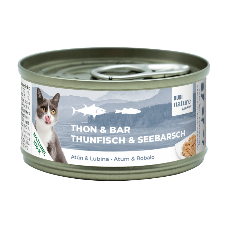 Bubi Nature CAT Atún & lubina  70gr    24