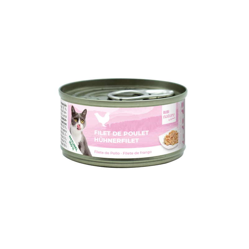 Bubi Nature CAT Filets de Pollo 70gr    24