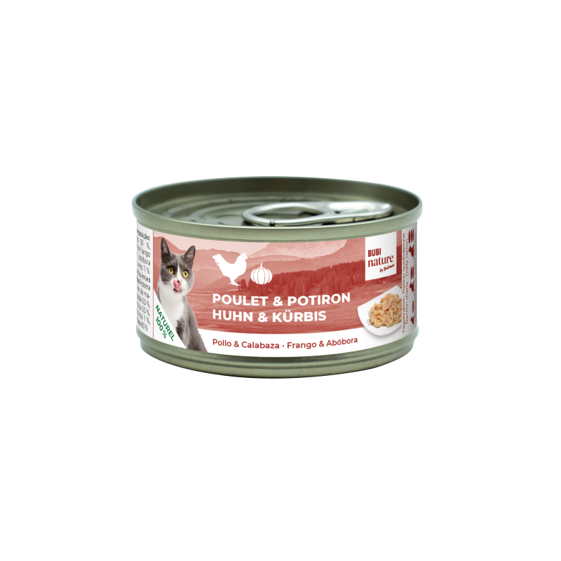 Bubi Nature CAT Pollo & Calabaza 70gr    24