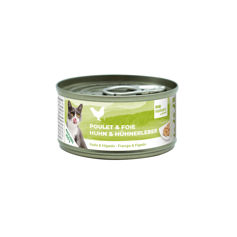 Bubi Nature CAT Pollo & hígado 70gr    24